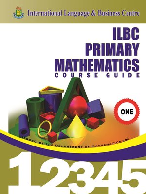 cover image of ILBC Primary 1 Maths: Course Book